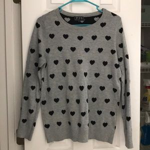 Cute heart sweater